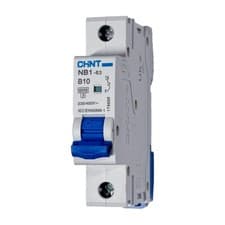 Image of Chint 10A MCB B Curve 6kA 1 Pole Miniature Circuit Breaker 179600