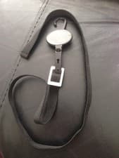 Image of 🌺bnwt Accessorize,  Stretchy Black Belt, with A White Buckle. M/l size 🌺