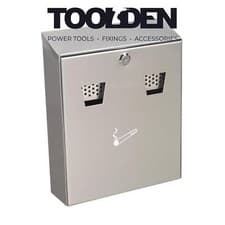 Image of Sealey RCB02 Cigarette Bin Wall Mounting Stainless Steel