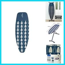 Image of Addis Deluxe Ironing Board Cover, Navy/White Suitable for board up 135 cm x 46cm