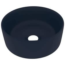 Image of Luxury Wash Basin Round Ceramic Bathroom Vanity Sink Multi Colours vidaXL