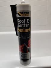 Image of Everbuild 310ml Roof and Gutter Sealant - Black