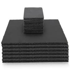 Image of Time To Sparkle 4/6/8/10/12 Sets of Slate Placemats+Coaster Washable Place Mats