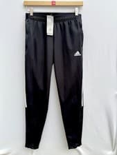 Image of Adidas Tiro 21 Training Pants Black 3 Stripe Joggers Activewear Womens Small