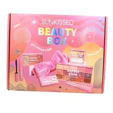 Image of NEW Sunkissed Naturally Chic 7pc Makeup Gift Set with Palettes, Mascara & More