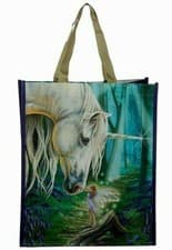 Image of Set of 3 - Lisa Parker Fairy Whispers Unicorn Fairy Reusable Shopping Bag