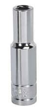 Image of Sealey S0587 WallDrive Socket 8mm Deep 3/8"Sq Drive