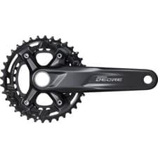Image of Shimano Deore FC-M5100 chainset; 11-speed; 48.8 mm chainline; 36/26T; 170 mm