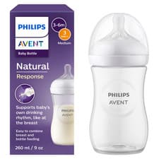 Image of Philips Avent Natural Response Baby Bottle 3-6m 260ml