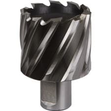 Image of 43mm x 25mm Depth Rotabor Cutter - M2 Steel Annular Metal Core Drill 19mm Shank