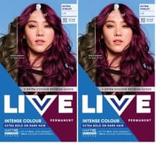 Image of Schwarzkopf Intense Colour L76 Ultra Violet Long lasting Permanent Purple Hair