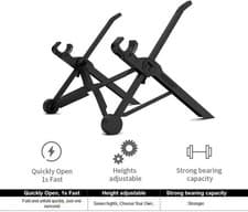 Image of NEXSTAND K2 Folding Laptop Stand Portable Adjustable Height Riser Holder MacBook