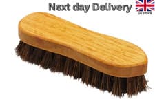 Image of Heavy Duty Traditional Stiff Wooden Scrubbing Brush | Hand Deck Scrub Brush |UK