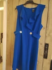 Image of Dkny Womens Dress Electric Blue