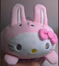 Image of Official Sanrio® Hello Kitty Cat Cushion ( For Relax ) Laying Down Plush Charm