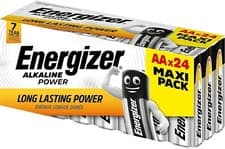 Image of 24x Energizer AA Alkaline Power Batteries Maxi Pack LR6 MX1500 MN Long Expiry UK