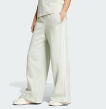 Image of Adidas Essentials 3-Stripes Fleece Wide Pants For Women JH3687