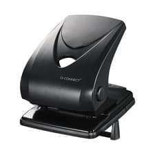Image of Q-Connect Heavy Duty Hole Punch Black KF01236