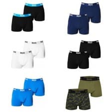 Image of Lonsdale 2 Pack Mens Trunks Boxers