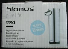 Image of NEW 250ML BLOMUS UNO MATT STAINLESS STEEL FOAM SOAP SAVER DISPENSER