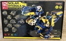 Image of 12 in 1 Solar & Hydraulic Construction Kit, Construct & Create STEM, BNIB