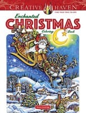 Image of Creative Haven Enchanted Christmas Coloring Book by Teresa Goodridge