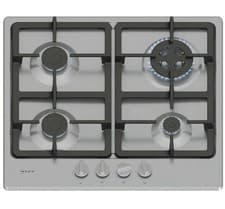 Image of Neff N50 60cm 4 Burner Gas Hob - Stainless Steel T26GKH8N0