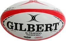 Image of Gilbert G-TR4000 Red Training Quality Rugby Ball Size 3 4 5 - Free P&P