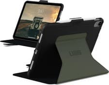 Image of UAG iPad A16 10th Gen 2025 10.9" Case Rugged Slim Pencil Holder Black / Olive