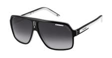 Image of Carrera 27 Unisex Black & White Sunglasses Sport Racing Designer Retro