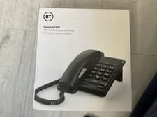 Image of BT Converse 2100 Corded Telephone with RJ10 headset Socket - Black