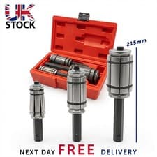 Image of Exhaust Tail Pipe Expander Set Car Motorcycle Tailpipe Muffler 3 Piece 29-89mm