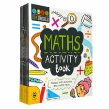 Image of STEM Starters for Kids By Jenny Jacoby 8 Activity Books Set Ages 7 maths science