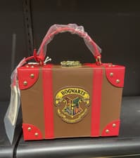 Image of Loungefly Harry Potter Hogwarts Express Luggage Crossbody Bag NWT