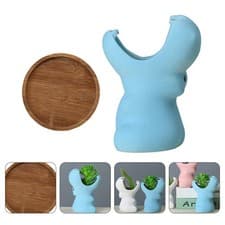 Image of 4 Pcs Succulent Plants Small Flower Pot Desktop Decor for Home Decoration
