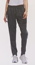 Image of Adidas Aeroready Women’s Black White Stripes Jogger Size XLarge NEW