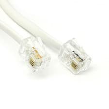 Image of RJ11 ADSL Cable BT Broadband Modem DSL/Phone Lead 2m to 30m Wholesale