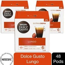 Image of Nescafe Dolce Gusto Coffee Pods Cafe Lungo 3 Boxes (48 drinks)