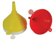 Image of Faithfull Plastic Funnel 150mm Set, 3 Piece | FAIAUFUNNEL3