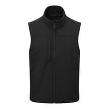 Image of Mens Softshell Bodywarmer Sleeveless Jacket Gilet Body Warmer Work Fleece Lined