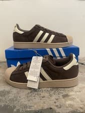 Image of Adidas Originals Men's Superstar II in Aurora Coffee/Off White/Stone Khaki UK 9