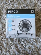 Image of Pifco 4" USB Mini Desk Fan - Black - New/Unopened