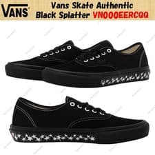 Image of Vans Skate Authentic Black Splatter VN000EERCQQ Men's Size