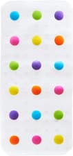 Image of Munchkin Dandy Dots Non Slip Baby Bath Mat | Colourful Bubble Shower Mat | Ba...