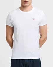 Image of GANT Mens T Shirt Slim Fit Crew Neck Cotton Short Sleeve Designer NWT M L XL XXL