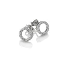 Image of Hot Diamonds Striking Circle Earrings DE534