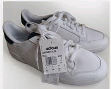 Image of Adidas Originals Men's Continental 80 Sneaker - White/Grey/Navy - Size8 Uk