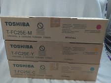 Image of Toshiba Genuine Toner Cartridges T- FC25E -M/Y/C New Unused