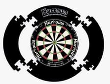 Image of Harrows 4 Piece Dartboard Surround Wall Protector From Point Damage - NEW