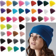 Image of Original Cuffed Beanie Double Layer Knit Winter Hat by Beechfield